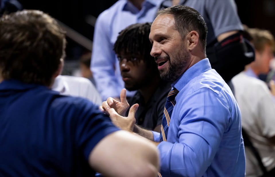 Garland's 200th career win came Sunday in the first of three dual wins.