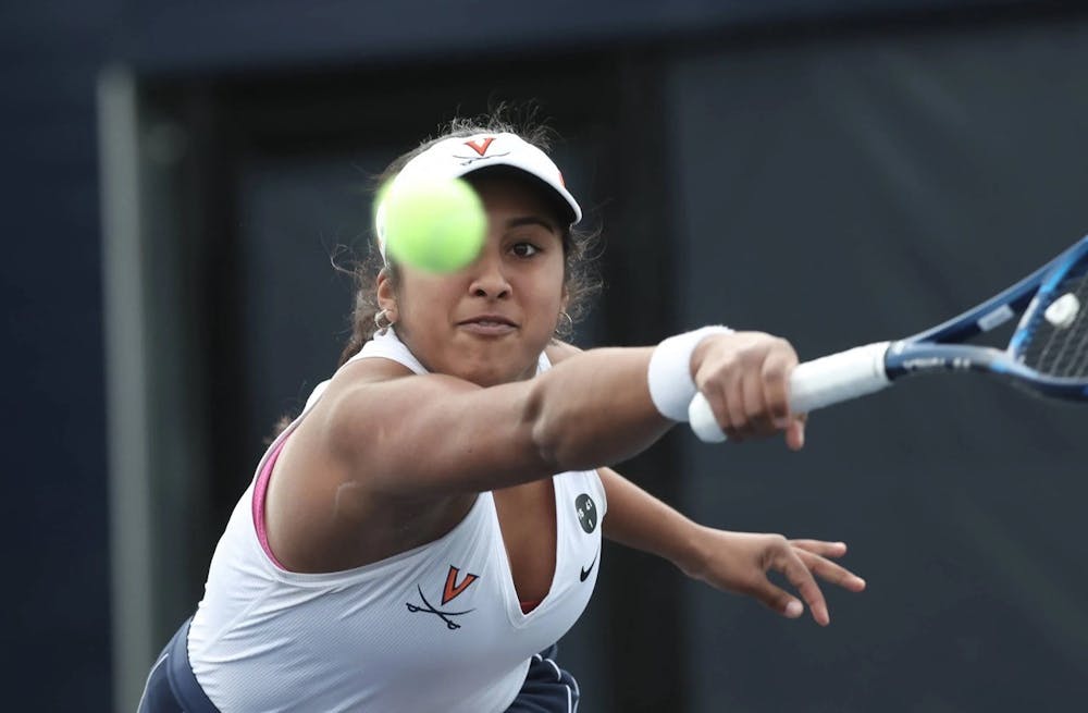 <p>Senior Natasha Subhash excelled over the weekend, winning both of her singles matches as well as her doubles point.</p>