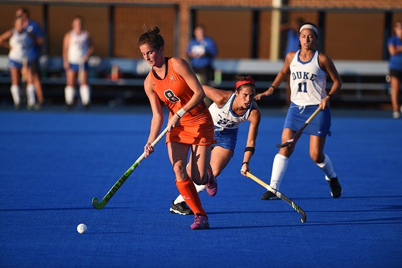 Sophomore Tara Vittese leads the Virginia with eight goals. Thirteen different players have scored goals for the Cavaliers this season. 