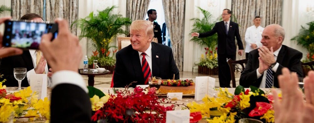 While the White House kitchen will continue to prepare a number of side dishes, the rest would be brought by the guests in a “potluck” style that Trump heard would appeal to his base.