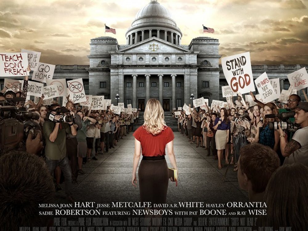 "God's Not Dead 2" unconvincingly attempts to illustrate a war on Christianity.&nbsp;