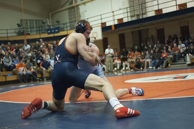 UVa Wrestling downs UNC 21-9 on Senior Night - The Cavalier Daily