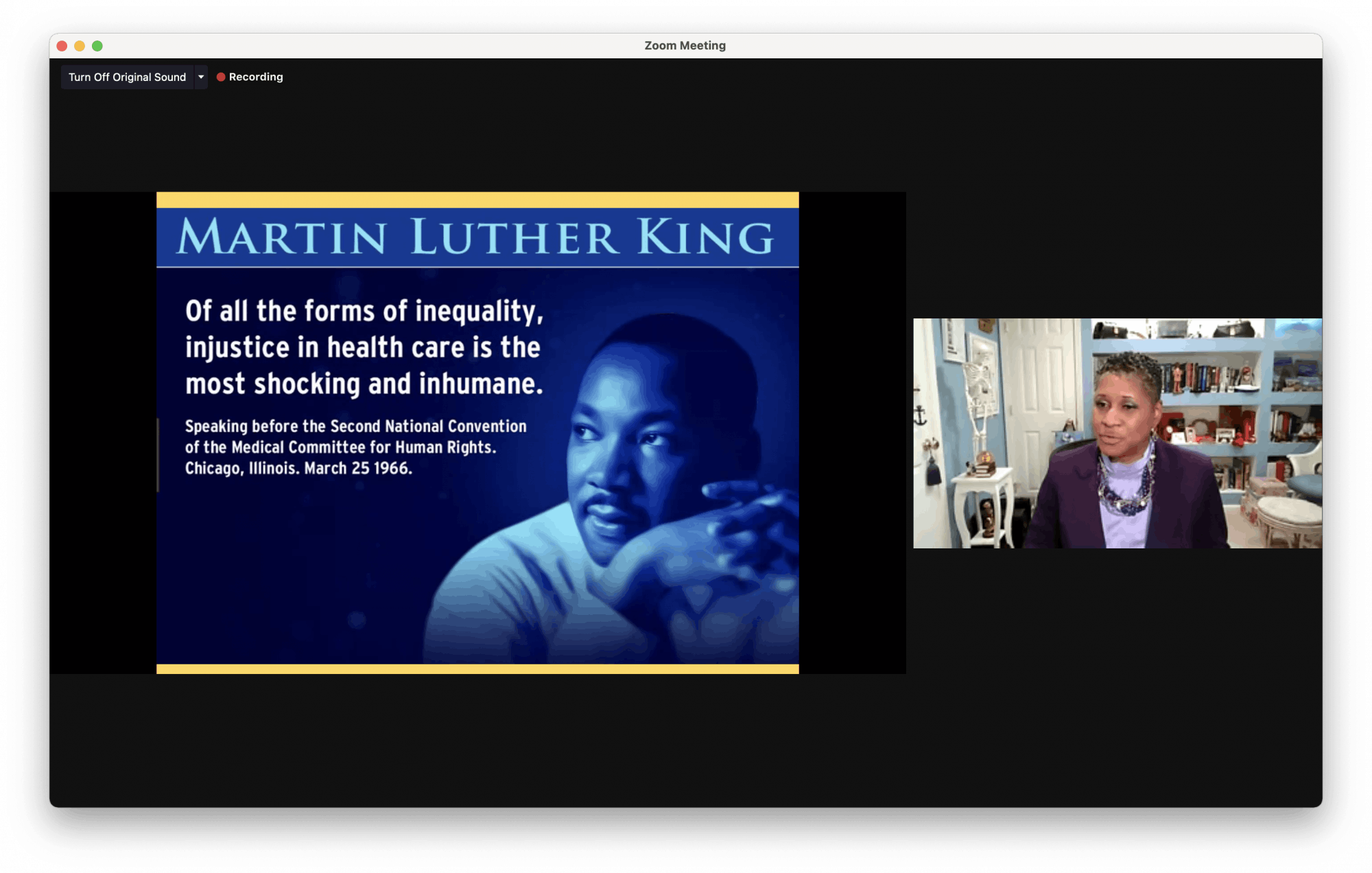 Marginalized communities, Golden explained, are often the subjects of implicit “healthcare provider bias."