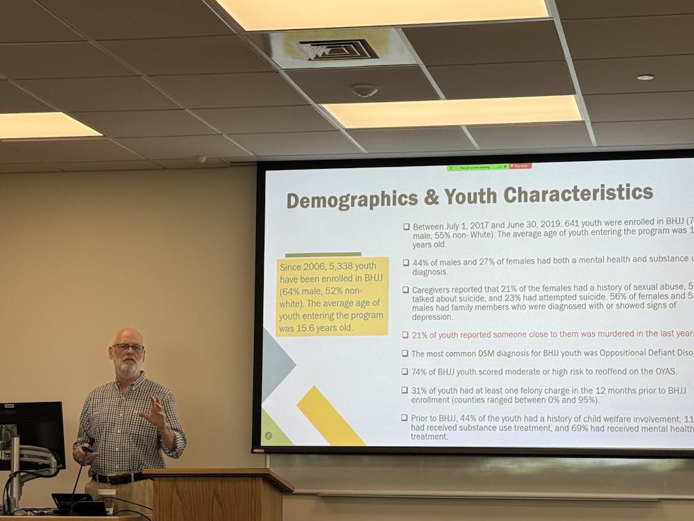 Flannery presented a model he created detailing the developmental sequence of violent behavior from preschool to adolescence.