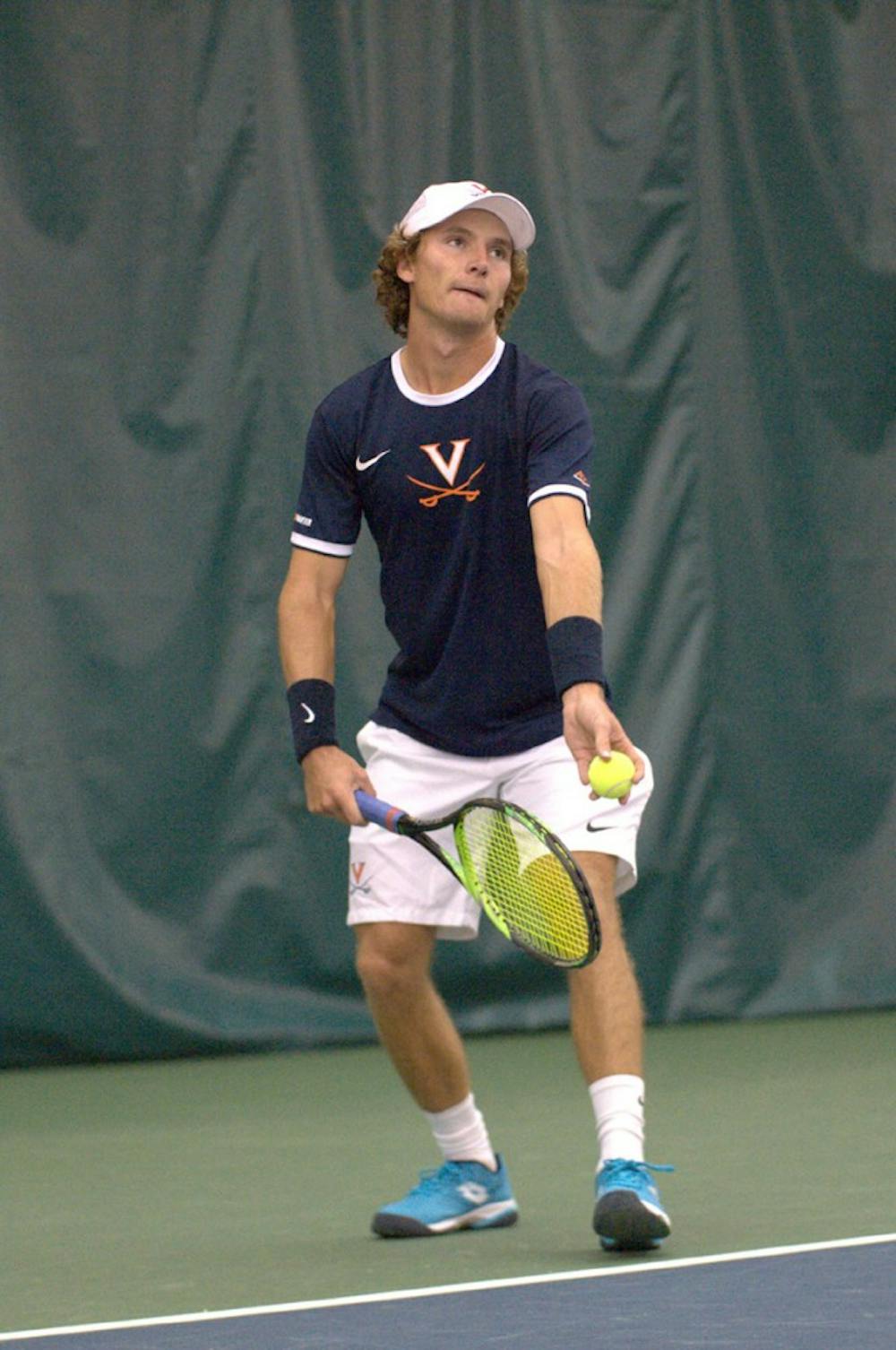 <p>Freshman Gianni Ross picked up several wins in matches against Eastern Kentucky and Kentucky this past weekend.</p>