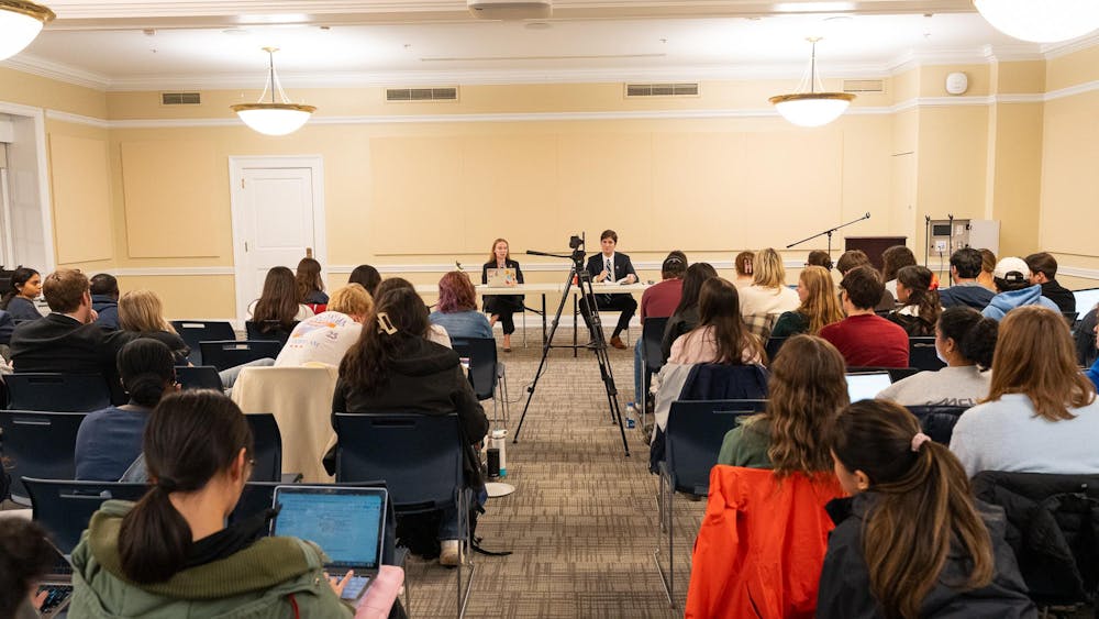 The Student Council presidential debate was held Feb. 15