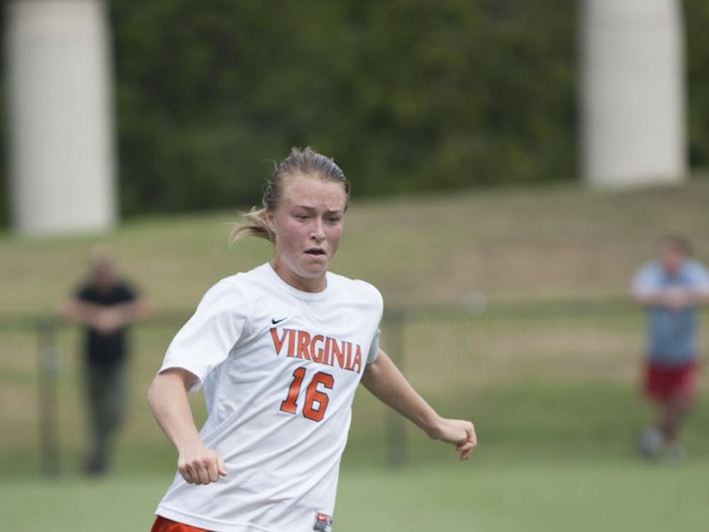 Senior defender and captain Emily Sonnett has provided constant leadership for the Cavaliers, according to junior goalkeeper Morgan Stearns. "Emily is always leading, always discussing," Stearns said.