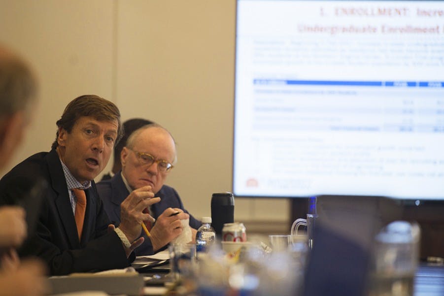 As is common in other sectors of government subject to appointment, appointees to the Board of Visitors tend to identify politically with the governor.