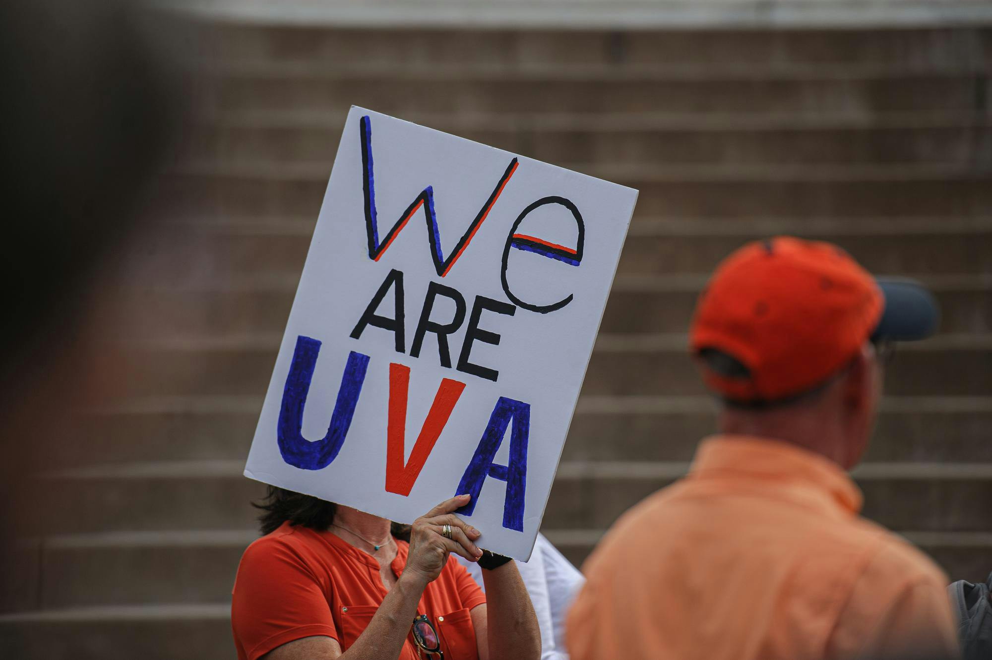 Students, faculty and staff participated in a “We Are U.Va.” rally Tuesday to mark the beginning of the 2025 Fall semester and to express unity across Grounds. The Student Council and Faculty Senate hosted the rally as an effort to express strength in the wake of former University President Jim Ryan’s resignation.