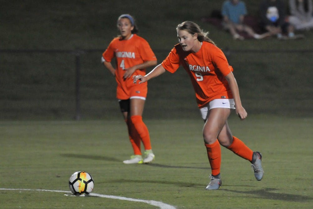 Sophomore Taylor Ziemer scored the Cavaliers' lone goal against East Carolina.&nbsp;