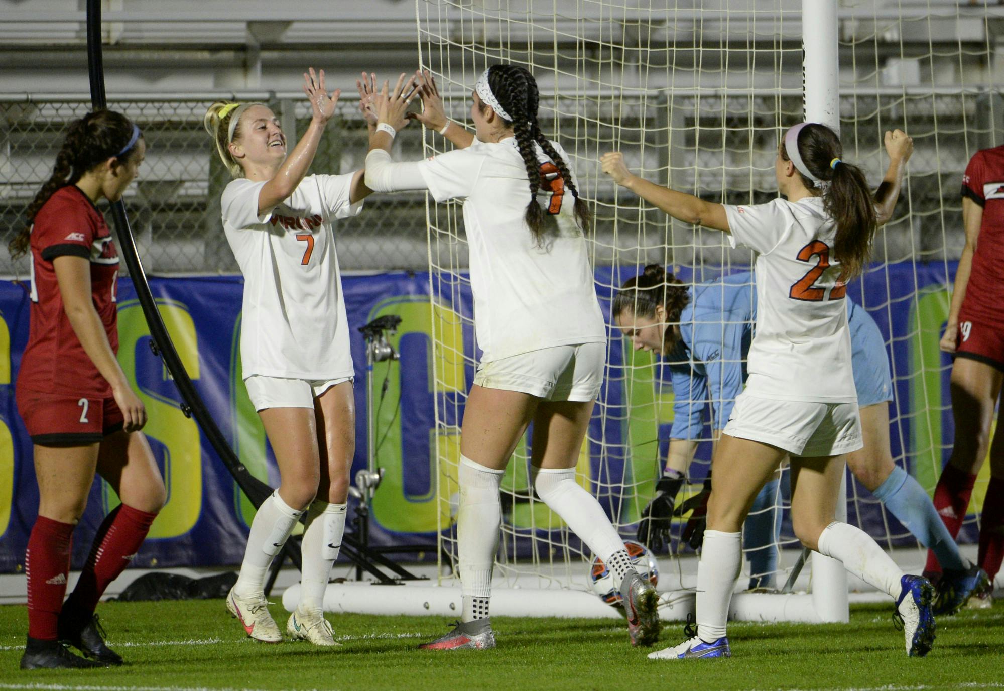 Sophomore forward Diana Ordoñez recorded the first hat trick in the ACC Tournament since 2004 as she guided the Cavaliers to victory Tuesday night.&nbsp;