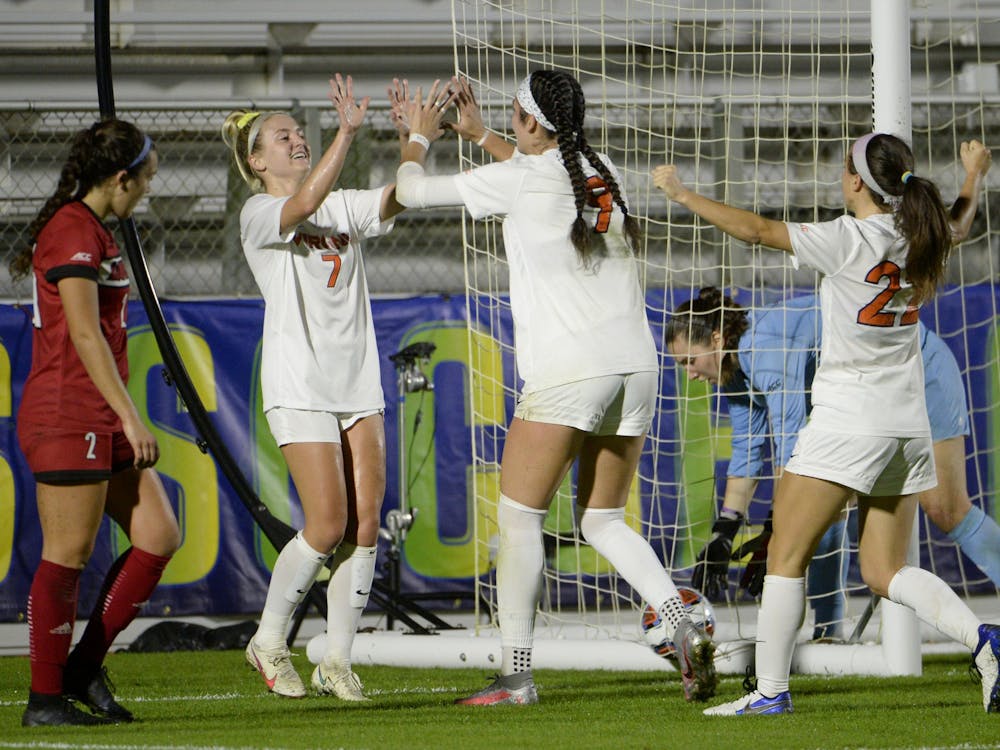 Sophomore forward Diana Ordoñez recorded the first hat trick in the ACC Tournament since 2004 as she guided the Cavaliers to victory Tuesday night.&nbsp;