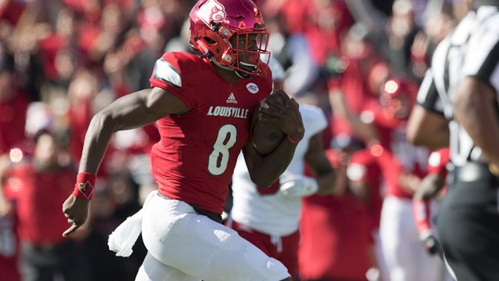 Sophomore quarterback Lamar Jackson headlines a more dynamic Louisville offense than Virginia has faced the past two seasons.