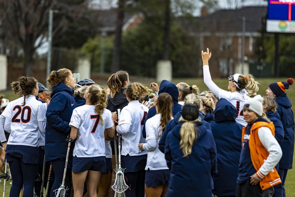 Last year's squad gets fired up before a game.