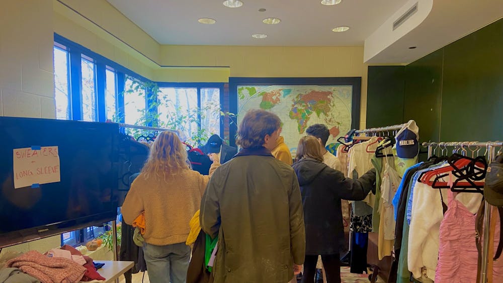 Thrift shopping is also an important aspect of Swap @ UVA's process when preparing for their clothing swap events.