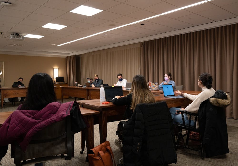 At Sunday's meeting, the Honor Committee discussed Popular Assembly, Contributory Health Impairments and proper uses of the Committee's endowment amidst student body elections in March.