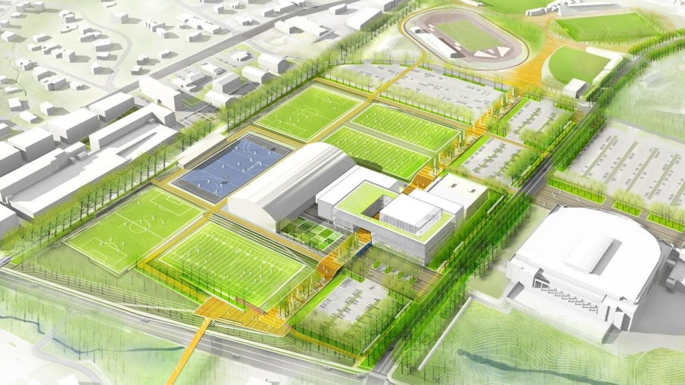 The new Athletics Master Plan complex will provide facilities for more than 70 percent of Virginia’s sport programs.