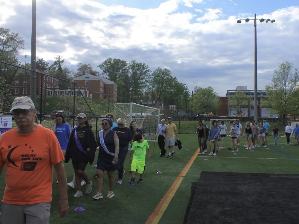The event’s participants spent three hours walking laps around the field — relaying with their teammates — to physically show support for cancer patients and survivors.
