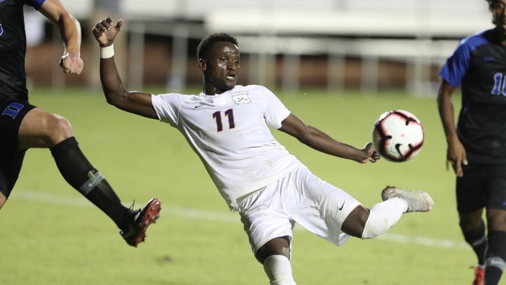 Sophomore wingback Irakoze Donasiyano scored his first collegiate goal Saturday against Wake Forest.