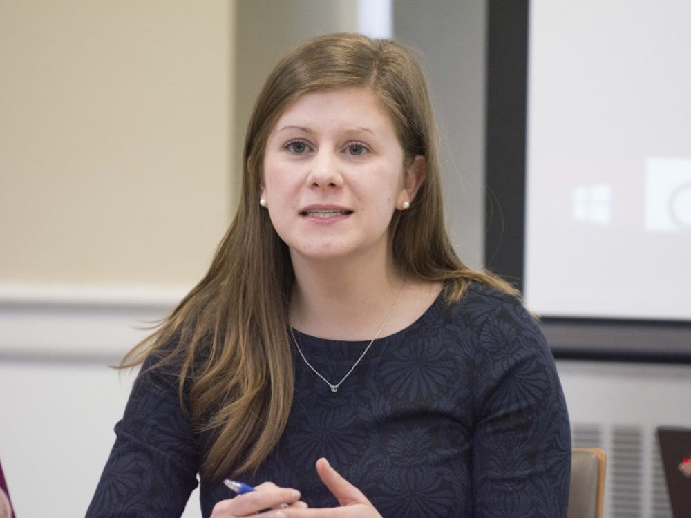 Sarah Kenny, a fourth-year College Student and Student Council president, co-sponsored the Housing Justice Conference bill.
