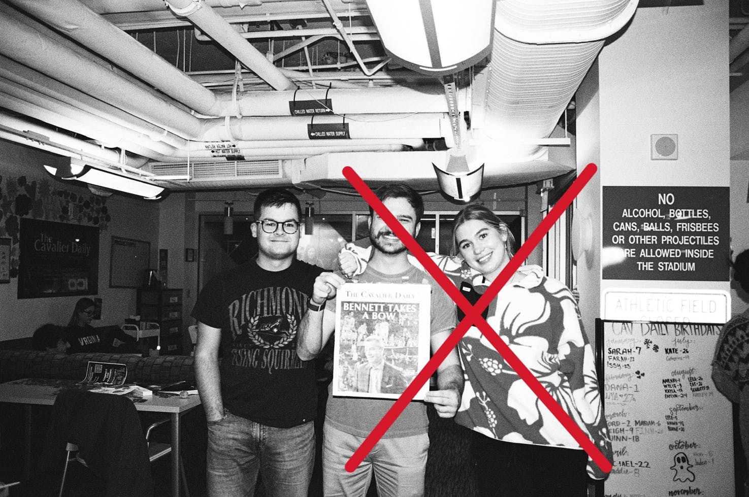 Xander Tilock and Aimee Crosbie were just two of the many writers affected by a wave of cuts to the sports desk.