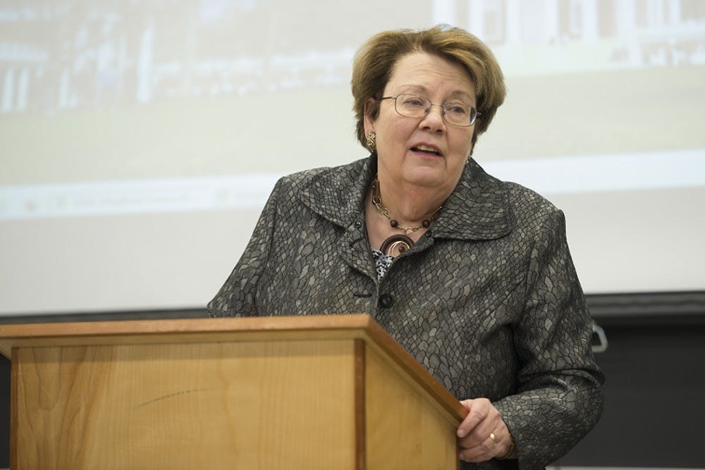 President Teresa Sullivan will retire from her position as president of the University&nbsp;summer of 2018.