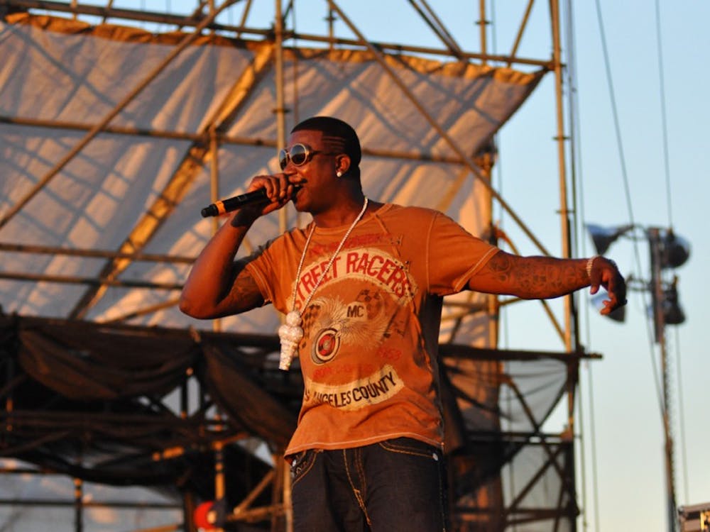 Gucci Mane performs in Williamsburg, Brooklyn in August 2010. Since his career began in 2005, Gucci has released 15 studio albums.&nbsp;