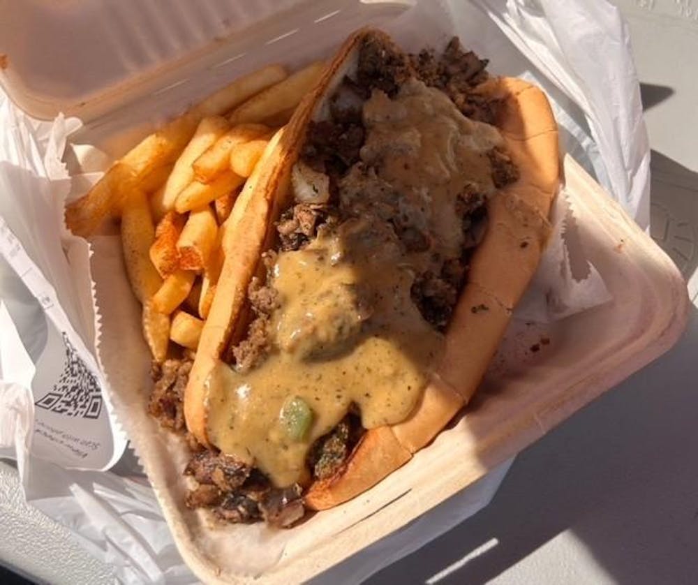 <p>&nbsp;A Supreme Cheesesteak from <a href="https://phillyvegan9.com/" rel="noopener noreferrer" target="_blank">Philly Vegan</a></p>