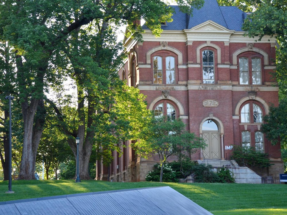 Brooks Hall, photographed June 15.