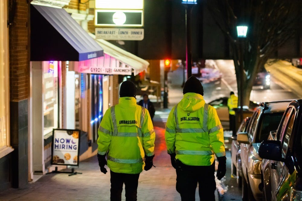 University Ambassadors are contracted security employees hired through RMC Event Management and are not authorized to be armed.