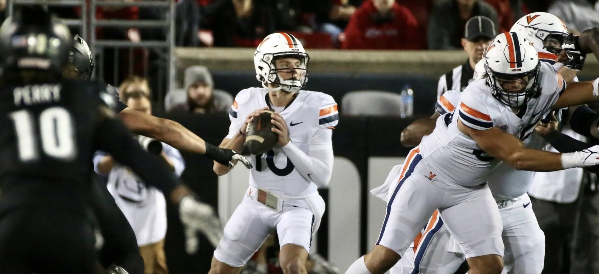 Colandrea had a strong game despite not throwing for a touchdown, throwing for over 300 yards and rushing for 89.