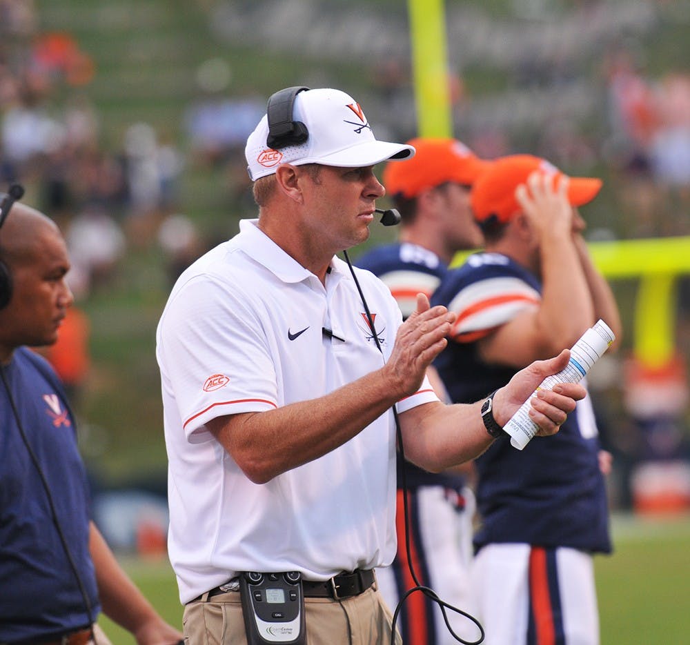 <p>Mendenhall suffered a 37-20 defeat to FCS opponent Richmond in his first game as Virginia's head coach. The loss might point to a rebuilding year for the Cavaliers in 2016.&nbsp; </p>