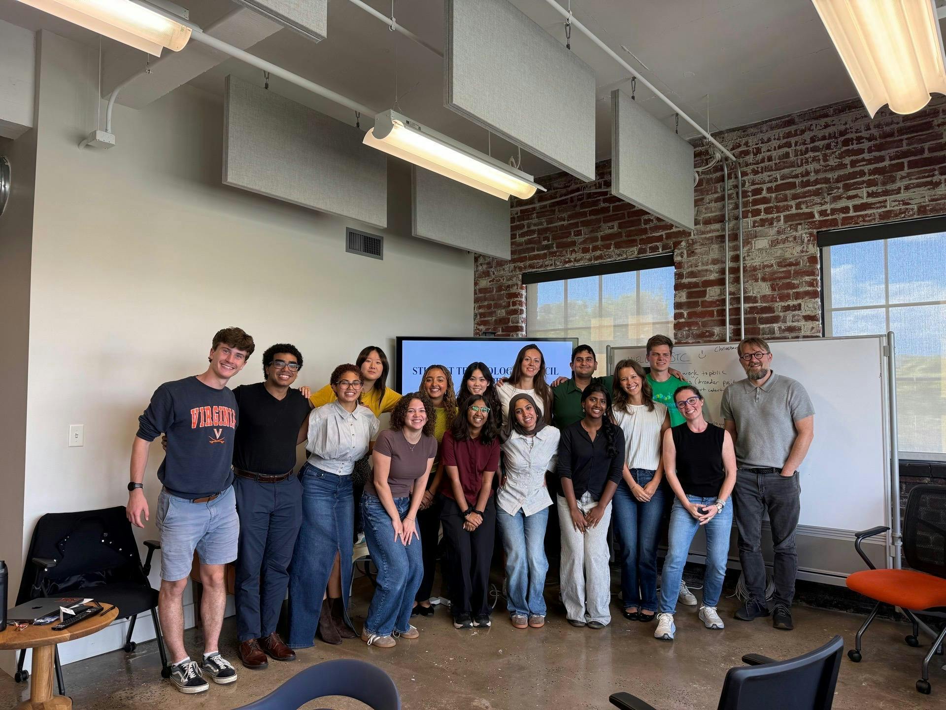 The Student Technology Council is currently a 20-member council and includes students from across schools and organizations within the University.