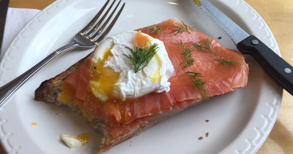 When my food arrived, I was stoked.