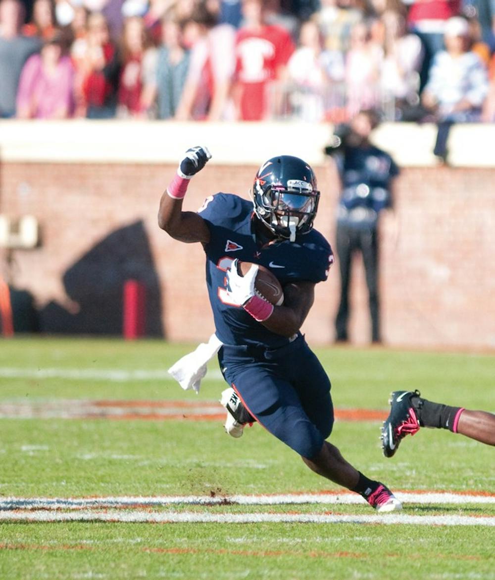 	<p>Senior tailback Perry Jones, listed as Virginia’s No. 1 running back, is among the players who will help mold the offense this season. </p>