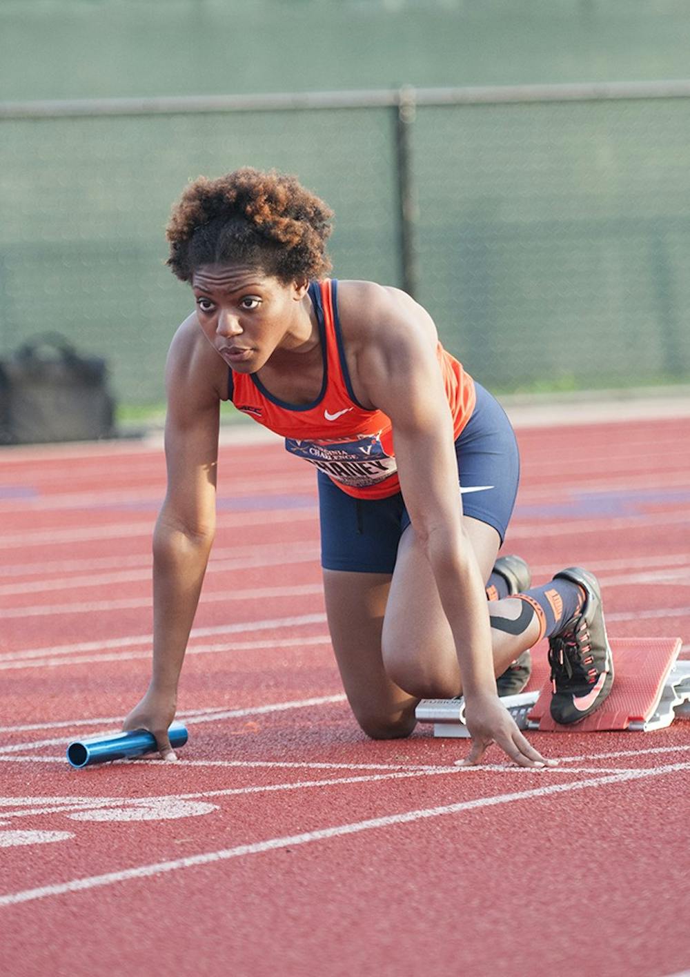 <p>One of two seniors on the women's track team, Peyton Chaney sprinted her  way to top-five finishes in both the 60-meter and 200-meter over the weekend. </p>