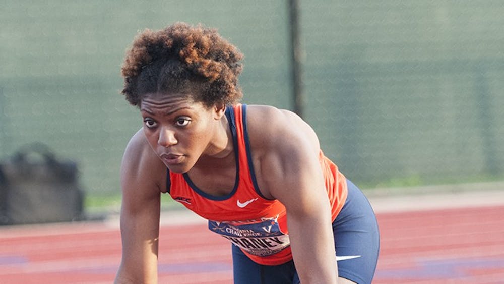 One of two seniors on the women's track team, Peyton Chaney sprinted her  way to top-five finishes in both the 60-meter and 200-meter over the weekend. 