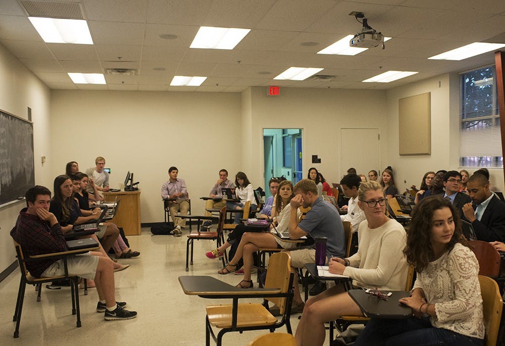 The Outreach Committee was created in response to concerns about the diversity of Student Council, as well as Student Council’s desire to educate University students about their activities.