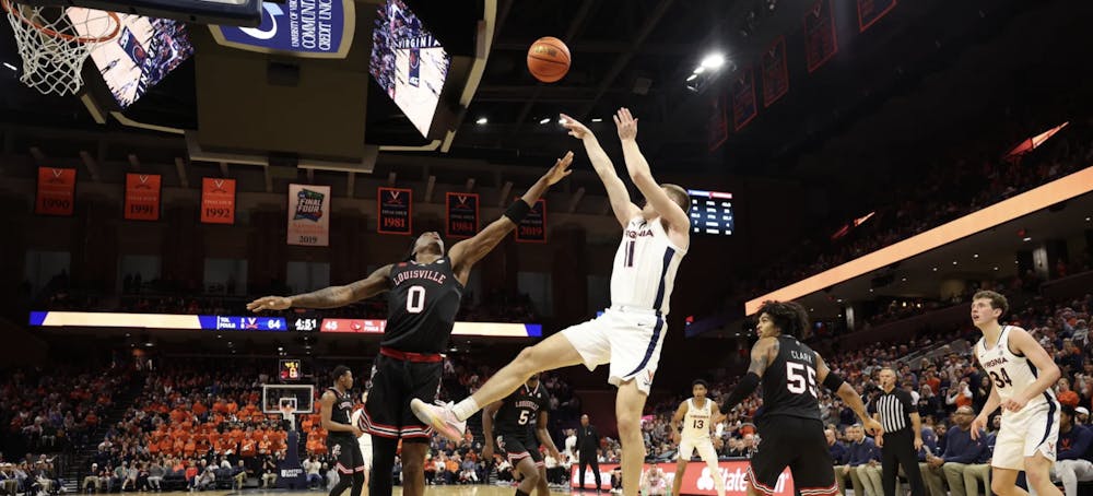 <p>Sophomore guard Isaac McKneely poured in 18 points for the Cavaliers in their Wednesday victory</p>