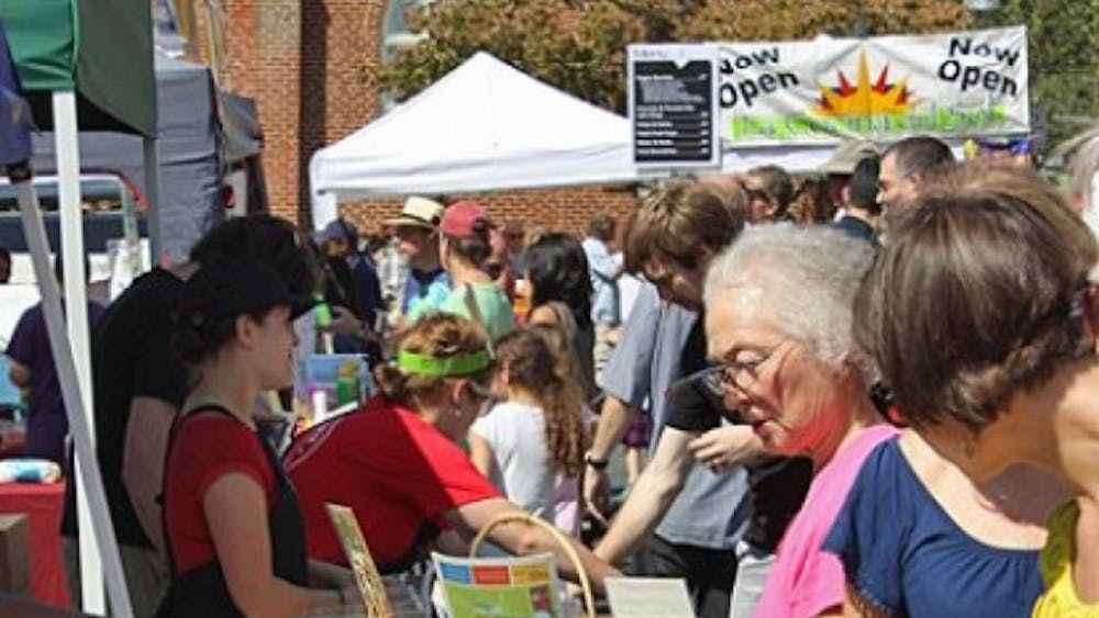 The 18th annual Charlottesville Vegetarian Festival occurred this past Saturday in Lee Park.