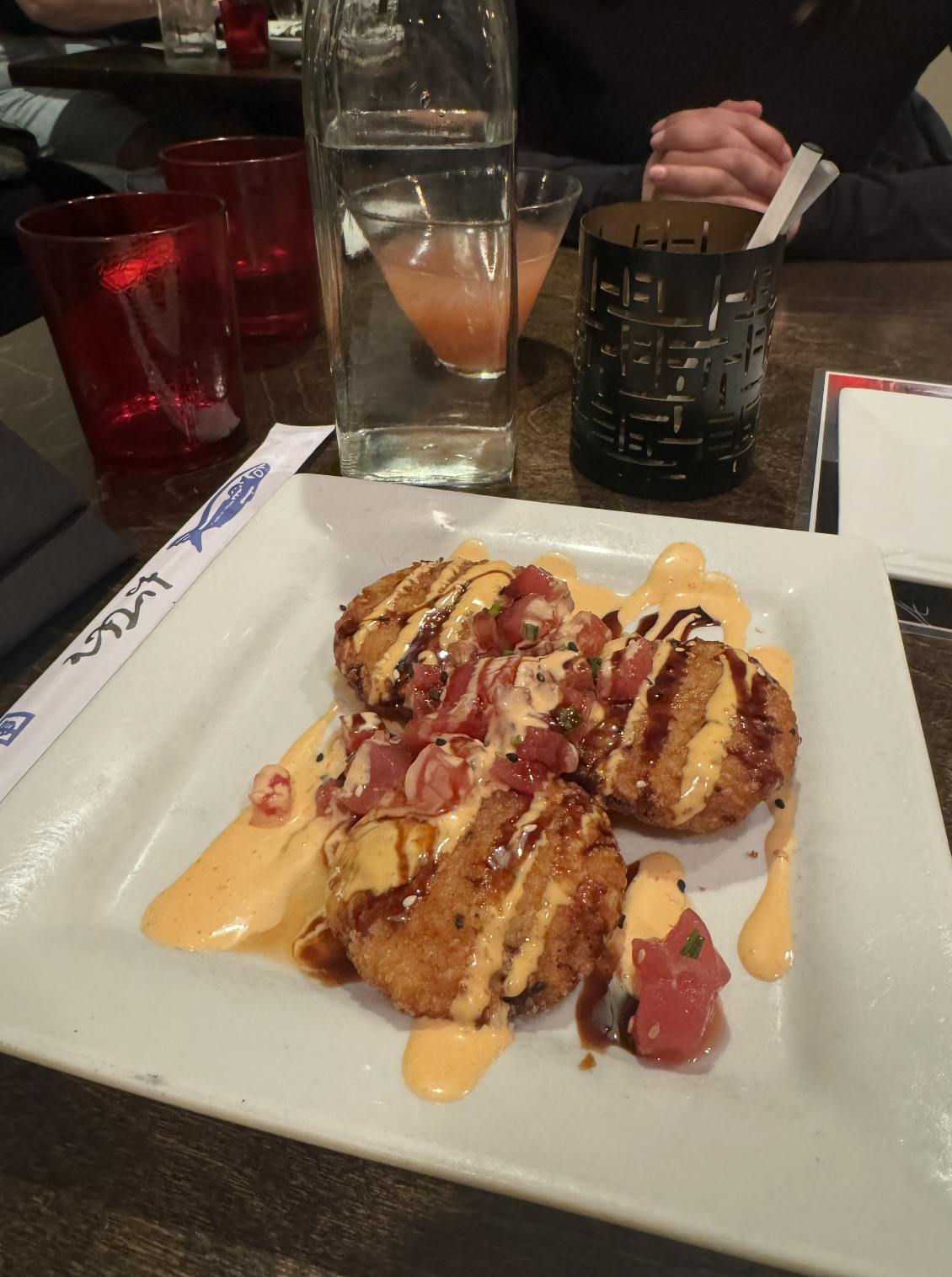 Spicy Tuna Crispy Rice. 