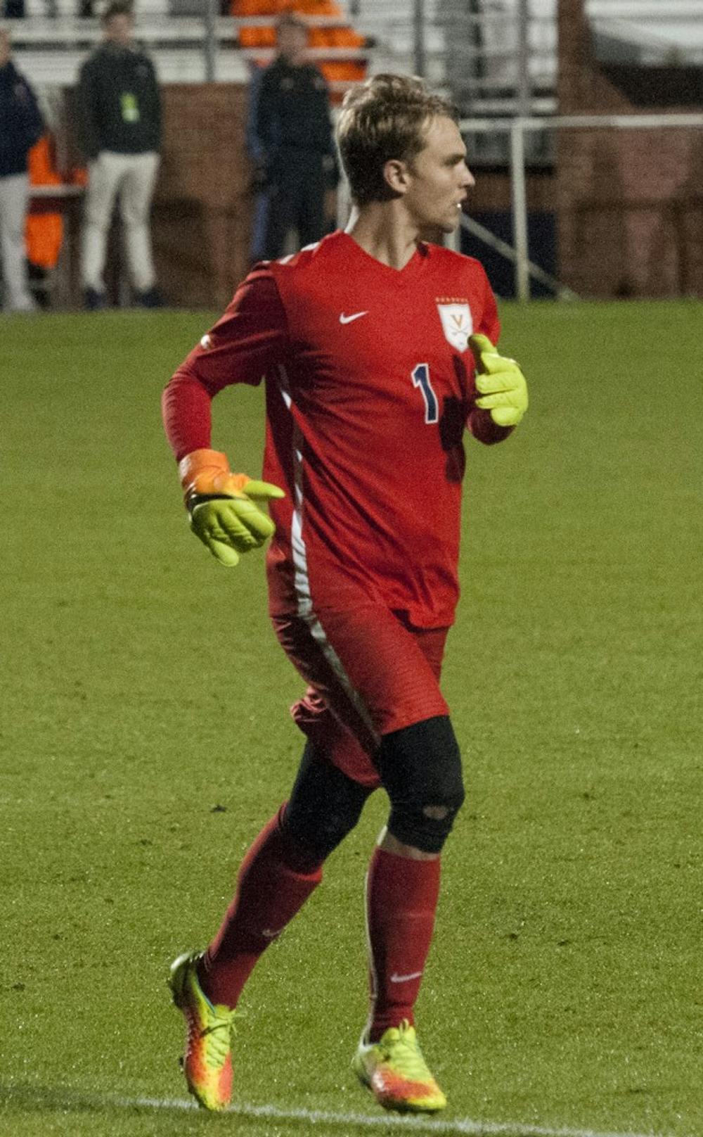 <p>Junior goalkeeper Jeff Caldwell, a second-team All-ACC selection, recorded nine shutouts for Virginia this season.</p>