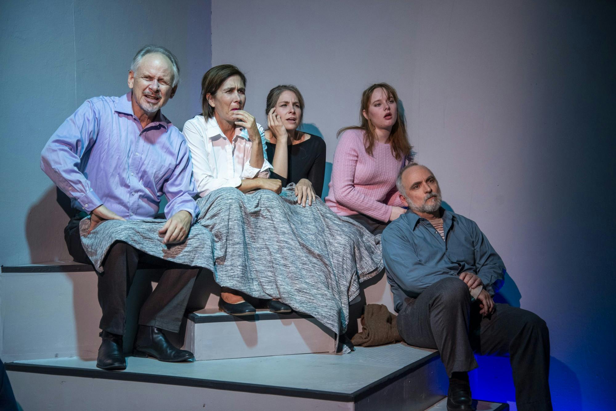 With over one hundred separate characters, each actor was tasked with portraying dozens of distinct characters and rapidly switching between them, some actors being in as many as three scenes in a row.