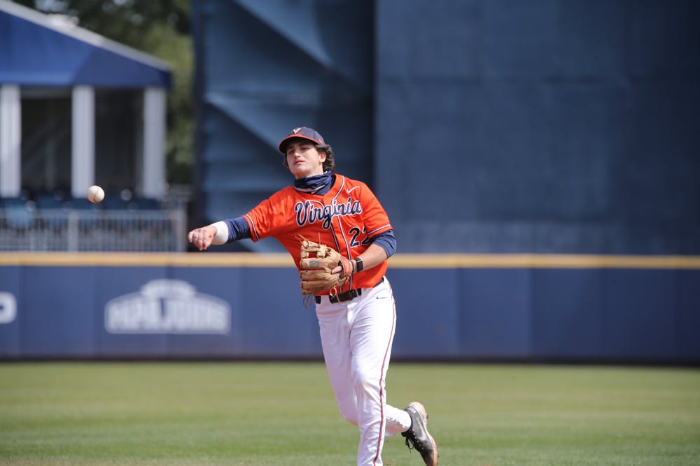 <p>Although the team was unable to produce a win against Notre Dame, Virginia freshman infielder Jake Gelof had a big weekend u2014 recording his first collegiate hit and start.</p>