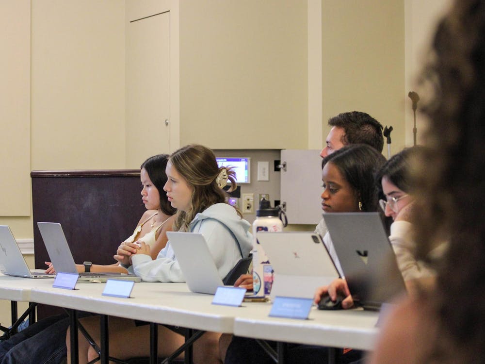 Photograph of a Student Council meeting Sept. 23