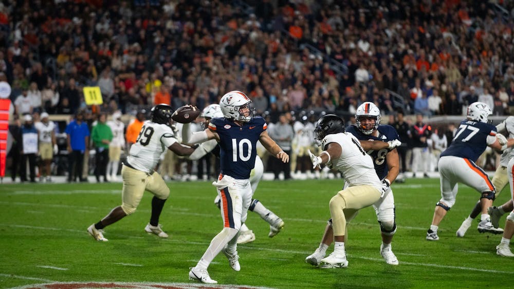 Daniel Kaelin quarterbacked Virginia in Morris' absence.
