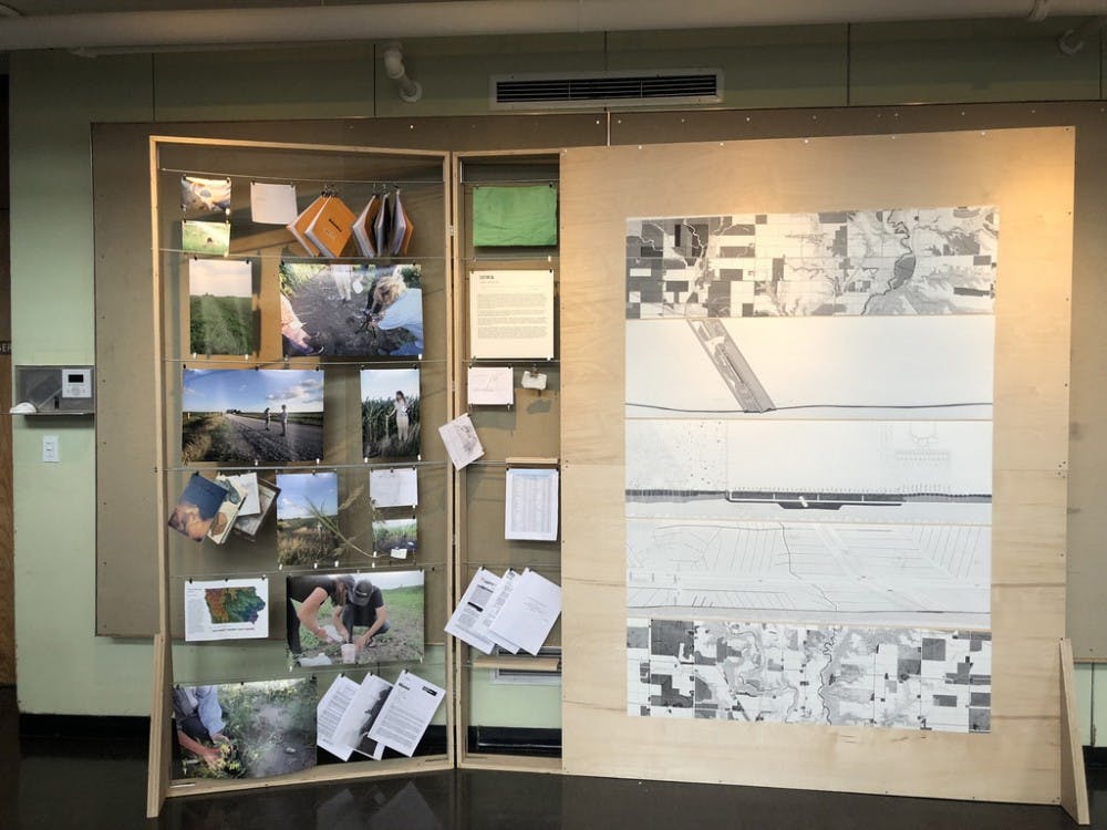 Their drawings in the exhibit show both the broad landscapes of the areas that they travelled to as well as close-up details such as the plants and soil.