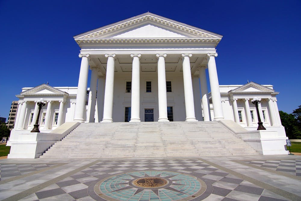 <p>In Virginia, the state legislature draws the boundaries of congressional and state legislative districts every 10 years.</p>