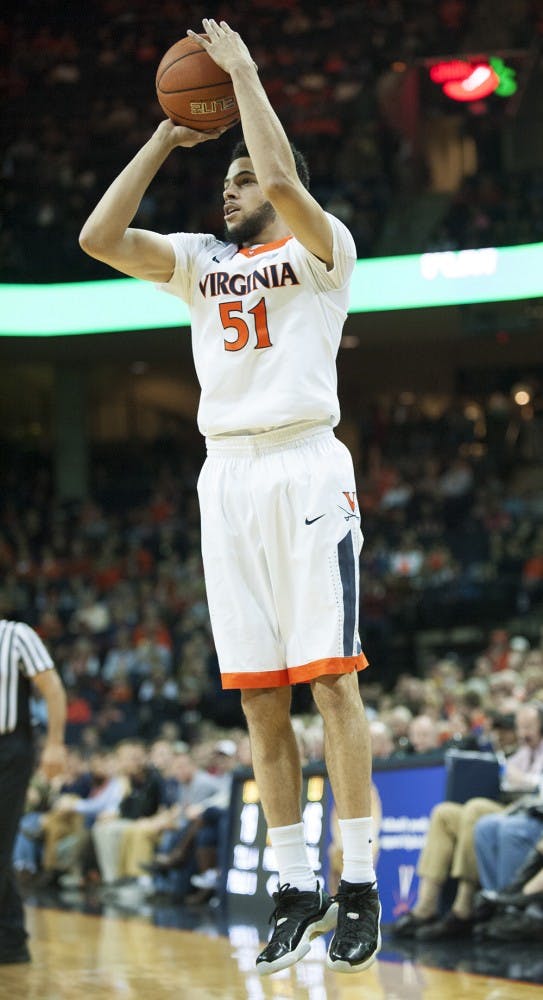 Starting in place of junior London Perrantes, sophomore guard Darius Thompson matched his season-high with 12 points and led the Cavaliers with six assists