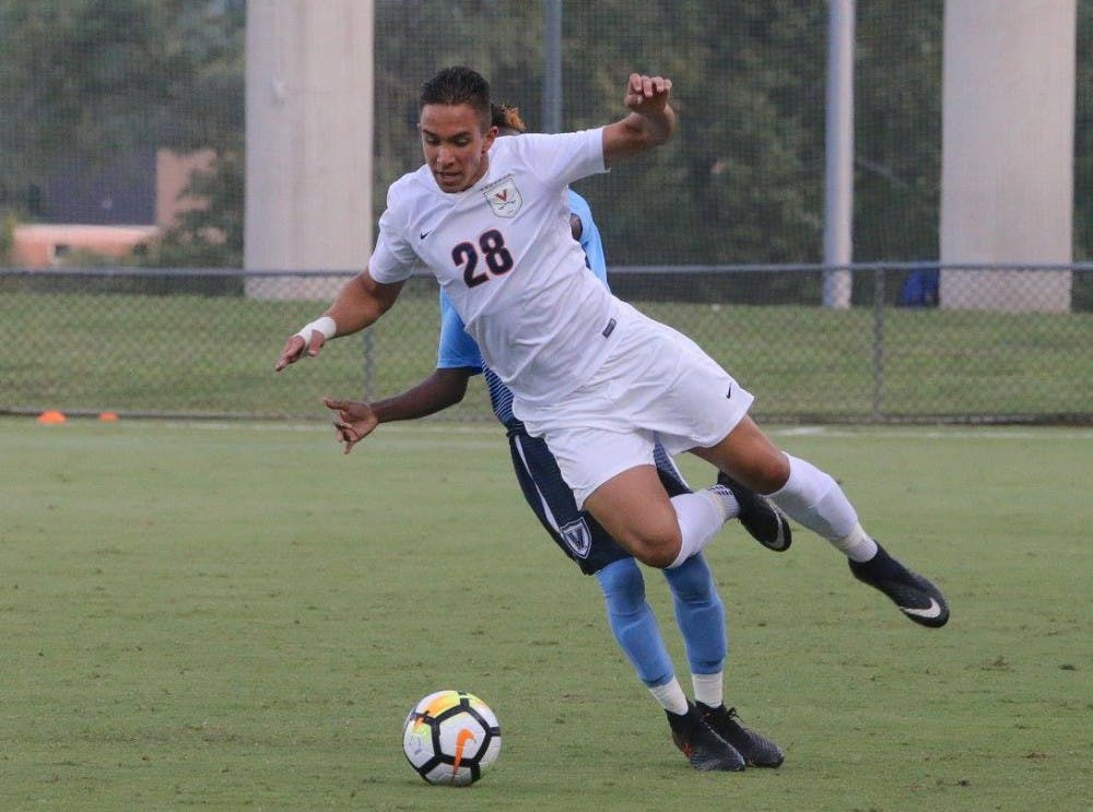 <p>Freshman midfielder Faris Adbi scored a 53rd minute goal and added an early assist in his collegiate debut.&nbsp;</p>
